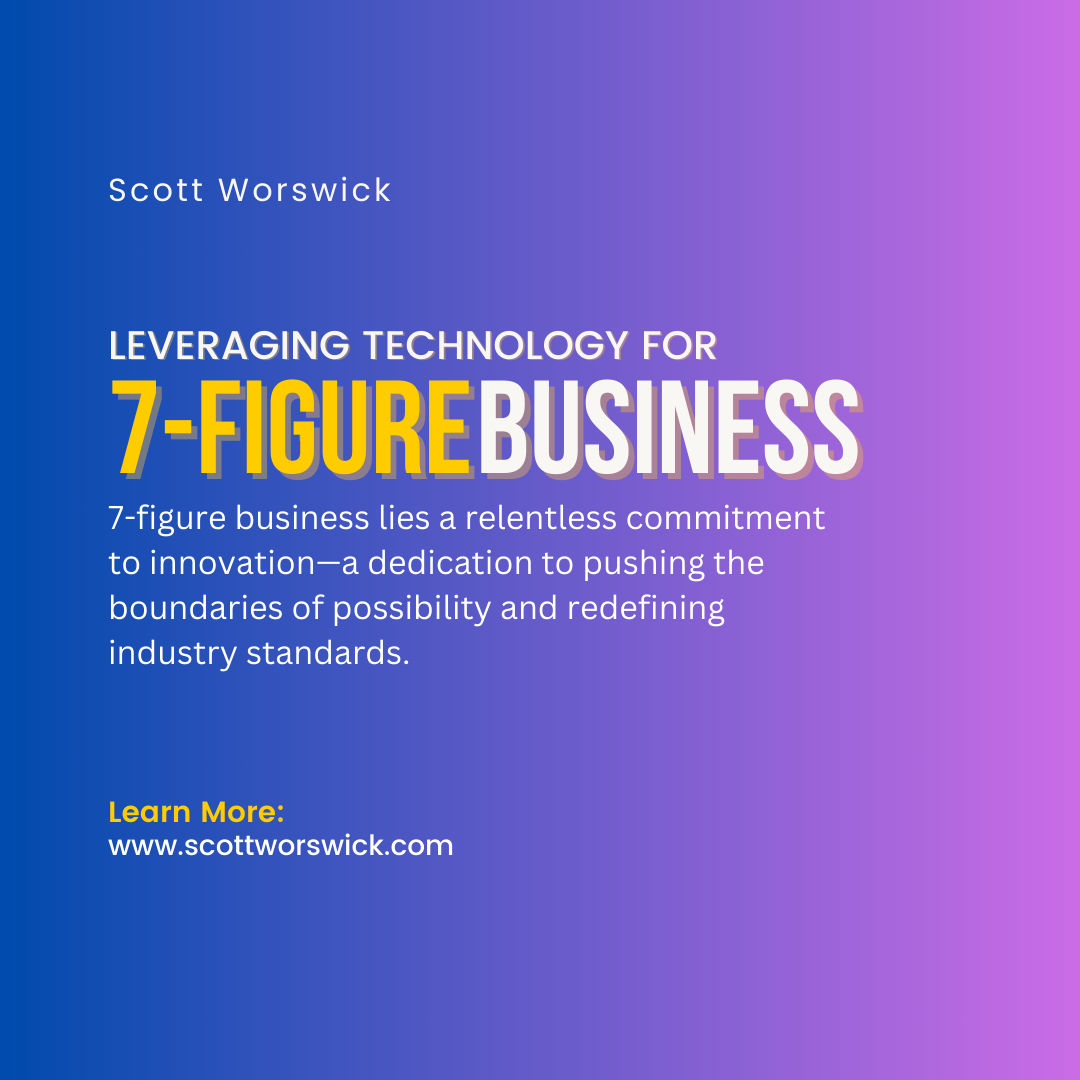 Read more about the article Leveraging Technology for 7-Figure Business Growth: Examine the role of technology and digital tools in scaling a business to seven figures, exploring automation, AI, and other tech-driven strategies that streamline operations and drive revenue