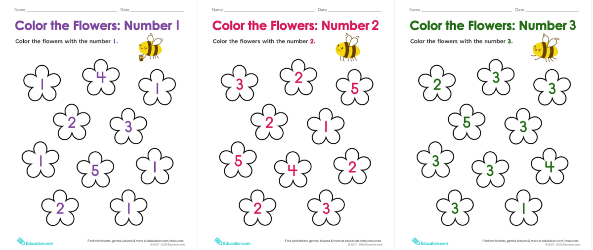 Worksheets to welcome spring
